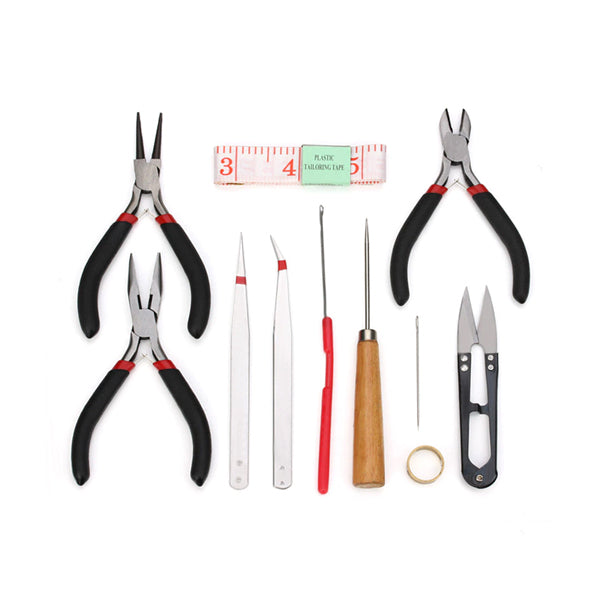 3Pcs Sewing Scissors Snips & Finger Ring Beading Thread Cutter Nippers Tools