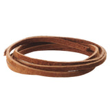 Realeather Suede 1/8" Lace 8yd Medium Brown