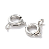Spring Ring Clasp 6mm Nickel 10/pk