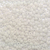 11/0 Czech Seed Beads #03050M Matte White 23g