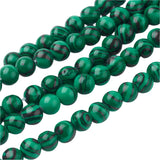 4mm Malachite (Synthétique/Teint) Perles 15-16" Brin