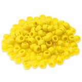 Crow/Pony Beads Opaque Yellow 175/pk