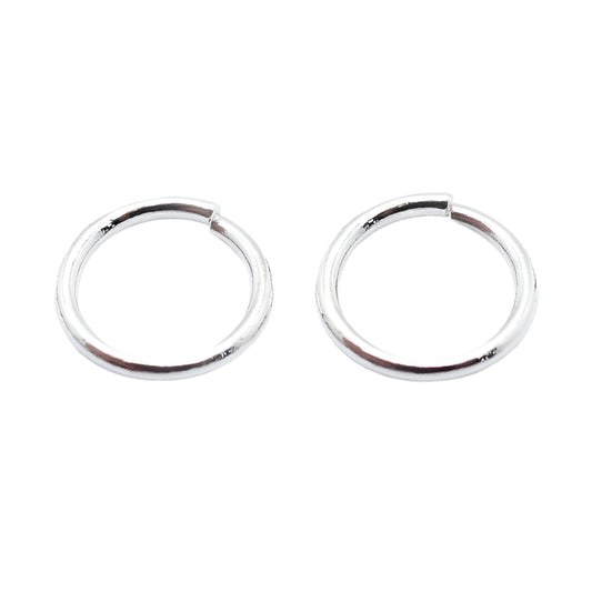 Sterling Silver Jump Rings 6mm Round 5/pk
