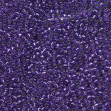 11/0 Miyuki Seed Beads #1344 Silver Lined Purple 22g