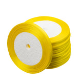 Ruban Satin 6mm Jaune 25yd