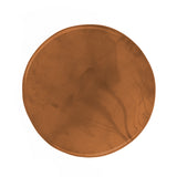 Resin Cabochons, Round 18mm Matte Marble Dark Amber 10/pk