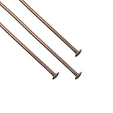 Head Pins 1" Antique Copper 50/pk