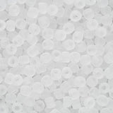 8/0 Toho Seed Beads #1F Tr Frosted Crystal 8-9g Vial