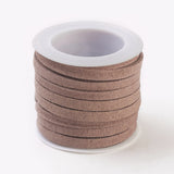 Faux Suede 5mm Lace 5m Camel