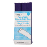 Extra Wide Double Fold Bias Tape Purple 3yds