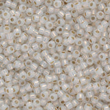 6/0 Toho Seed Beads #2100 Silver Lined Milky White 8-9g Vial