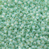 6/0 Toho Seed Beads #2118 S/L Milky Light Peridot 8-9g Vial