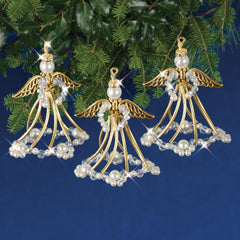 Ornament Kit - Golden Angels - Makes 3
