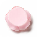 Resin Cabochons, Flower 19mm Glitter Pink 10/pk
