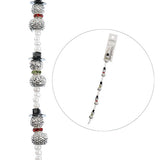 Crystal Lane Holiday Sparkly Snowman Stack 7" Strand