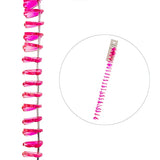 Crystal Lane Leaf 15x16mm Pink 7in