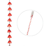 Crystal Lane Lotus 10mm Orange 7in