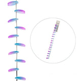 Crystal Lane Petals 12x16mm Blue & Purple 7in