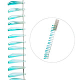 Crystal Lane Long Petal 9x25mm Blue Green 7in