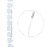 Crystal Lane Petals 12x14mm White Heart 7in