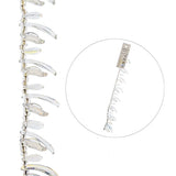 Crystal Lane Long Leaf, Teardrop & Leaf Crystal AB 7in