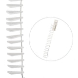 Crystal Lane Long Petal 9x25mm White 7in