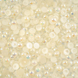 Crystal Lane DIY Flat Back Pearls 5mm White AB 575/pk