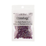 Crystal Lane DIY Flat Back Pearls 5mm Dark Purple AB 575/pk