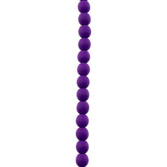 Czech Glass Beads 4mm Round Velvet Violet 46/Strand