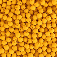 Czech Glass Beads 4mm Round Velvet Sunflower 46/Strand