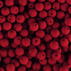 Czech Glass Beads 6mm Round Velvet Cherry 30/Strand