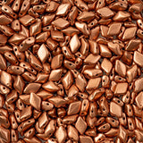 Matubo Czech Gemduo Beads Crystal Bronze Vintage Copper 13g