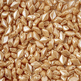 Matubo Czech Gemduo Beads Opaque Ivory White Luster 13g