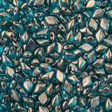 Matubo Czech Gemduo Beads Crystal Halo Celestial Blue 13g