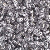 Matubo Czech Superduo Beads Crystal Labrador 22g