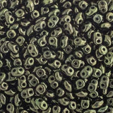 Matubo Czech Superduo Beads Jet Red Luster 22g