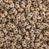 Matubo Czech Superduo Beads Chalk White Glaze 22g