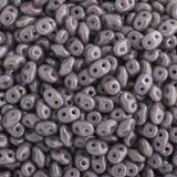 Matubo Czech Superduo Beads Chalk Jet Luster 22g