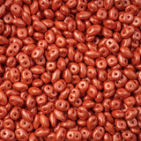 Matubo Czech Superduo Beads Pearl Shine Light Coral 22g