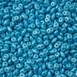 Matubo Czech Superduo Beads Pearl Shine Aqua 22g