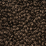 Matubo Czech Superduo Beads Chalk Jet Copper Luster 22g