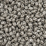 Matubo Czech Miniduo Beads Chalk Jet Luster 13g