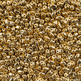 Matubo Czech Miniduo Beads Crystal Full Amber 13g