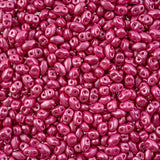 Matubo Czech Miniduo Beads Pearl Shine Light Fuchsia 13g