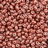 Matubo Czech Miniduo Beads Pearl Shine Autumn Leaf 13g