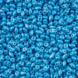 Matubo Czech Miniduo Beads Pearl Shine Aqua 13g