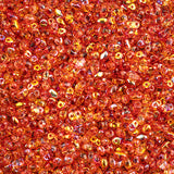 Matubo Czech Miniduo Beads Summer Rainbow Orange 13g