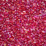 Matubo Czech Miniduo Beads Summer Rainbow Pink 13g