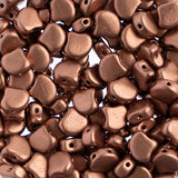 Matubo Czech Ginko Beads Crystal Bronze Copper 12g