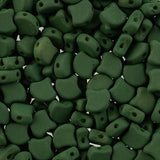 Matubo Czech Ginko Beads Neon Forest Green 12g